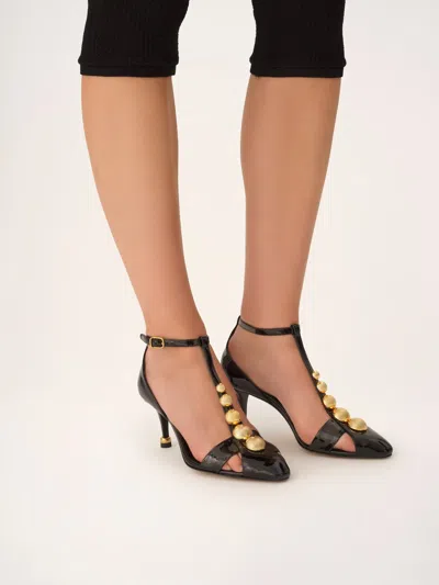 Chloé Cleia Heeled Sandals In Black