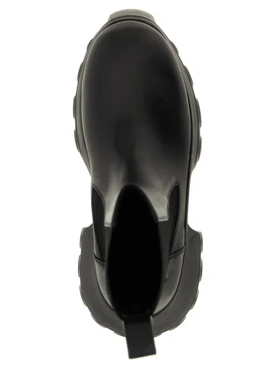 Rick Owens Beatle Bozo Tractor Chelsea Boots In Brown