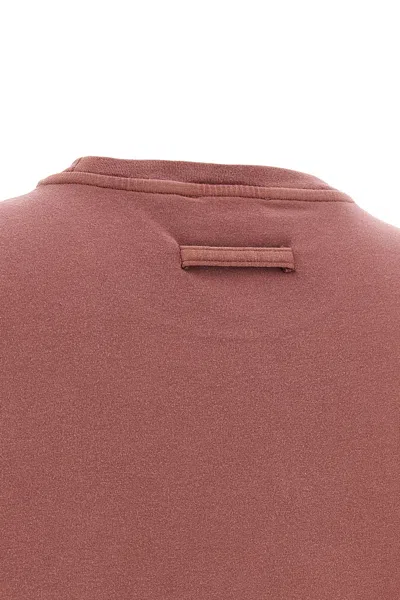 Jean Paul Gaultier Needles Signature Embroidered Graphic Crew T Shirt In Burgundy