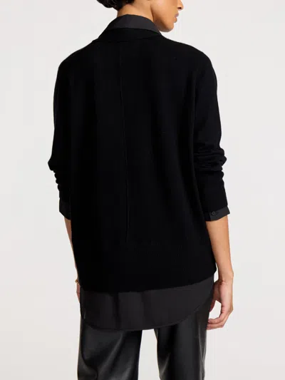 Brochu Walker The Callie Layered Looker Cardigan In Black