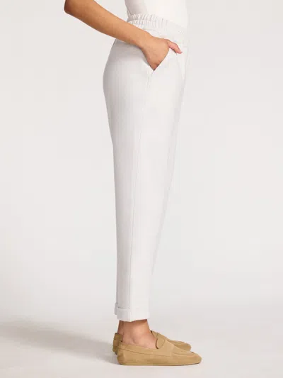 Brochu Walker The Scottie Terry Pant In White