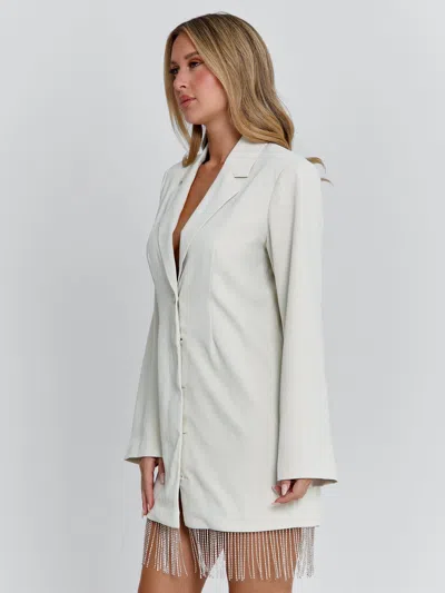 Outcast Soho Blazer Ivory In White