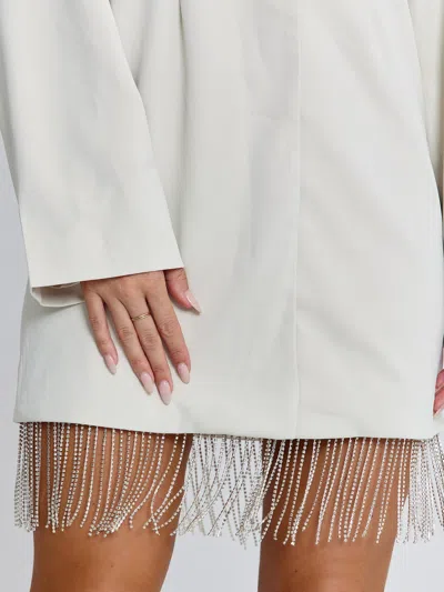 Outcast Soho Blazer Ivory In White