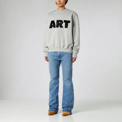 1989 Studio Crew Neck Art Sweatshirt With Flocked Print