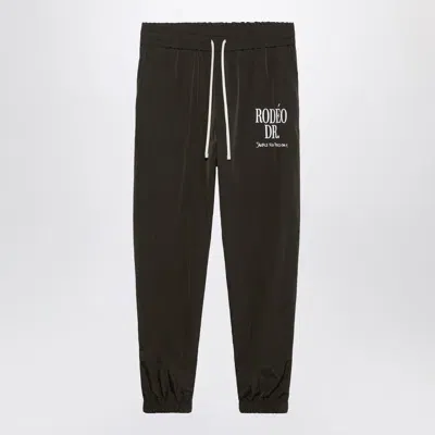 1989 Studio Nylon Trackpants Rodeo In Black