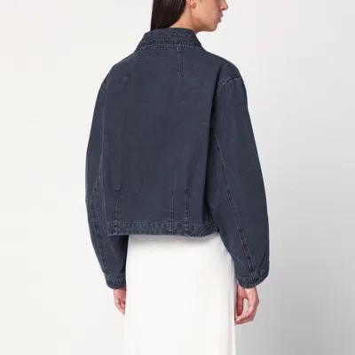 6397 Giubbotto Buttoned Denim Jacket In Blue