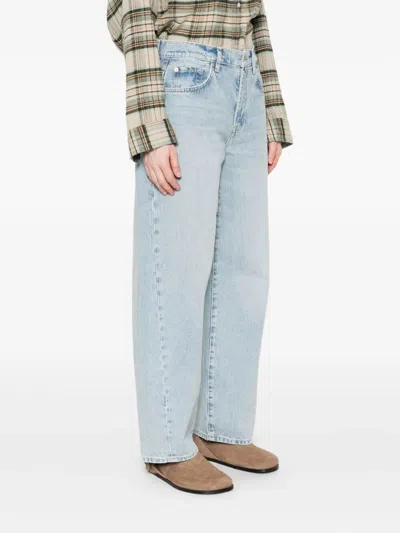 7 For All Mankind Bonnie High-waisted Twisted Jeans In Blue