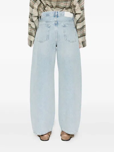 7 For All Mankind Bonnie High-waisted Twisted Jeans In Blue