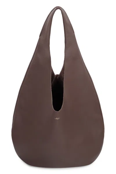 Apc A.p.c. Le Neige Shopper Bag In Brown