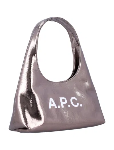 Apc A.p.c. Baby Ninon Shoulder Bag In Neutral