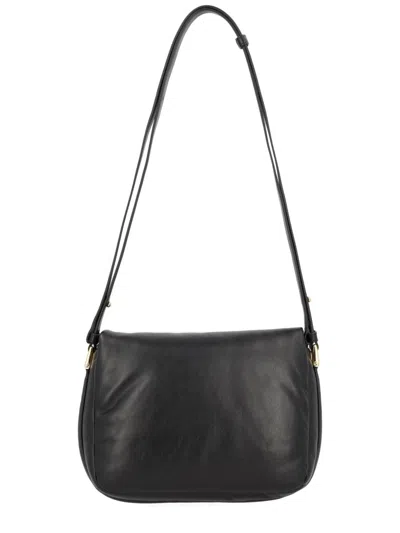 Apc Rectangular Shoulder Bag Gold-tone Hardware In Black