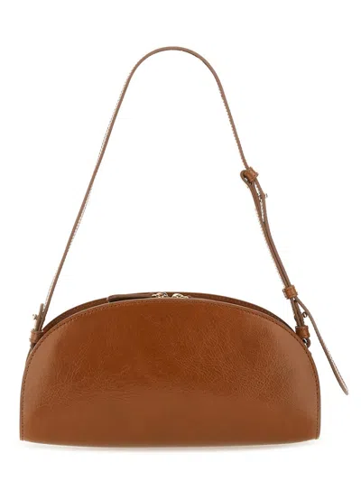 Apc A.p.c. Brown Shoulder Bag In Brown