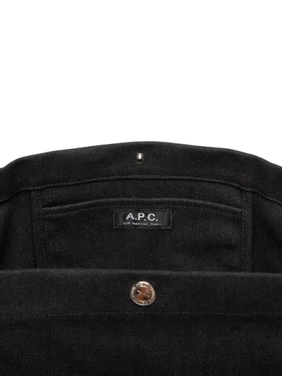 Apc A.p.c. Journal Shoulder Bag In Black