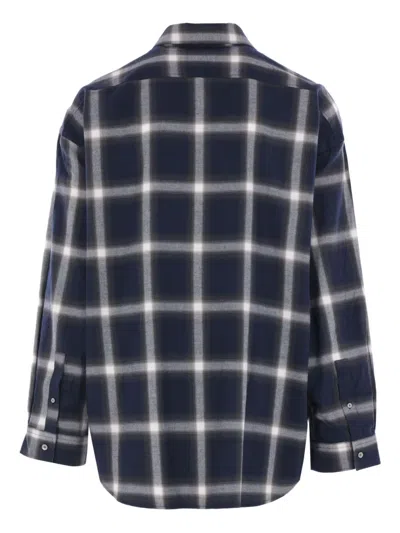 Acne Studios Checked Pattern Button-down Shirt In Black