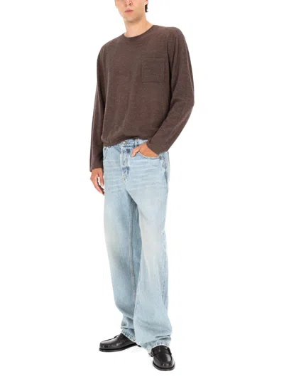 Acne Studios Men Cashmere Sweater In Brown