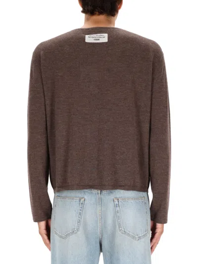 Acne Studios Men Cashmere Sweater In Brown