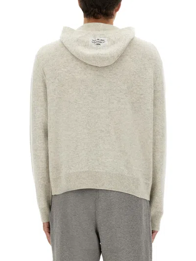 Acne Studios Loewe Black Cupro Blend Jacket In Gray