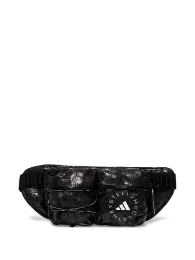 Adidas By Stella Mccartney Lobo Bumbag In Black