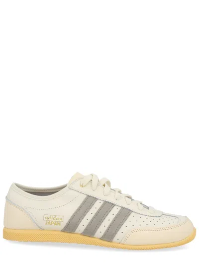 Adidas Originals Japan Decon W Perforated Suede-trimmed Leather Sneakers In Neutral