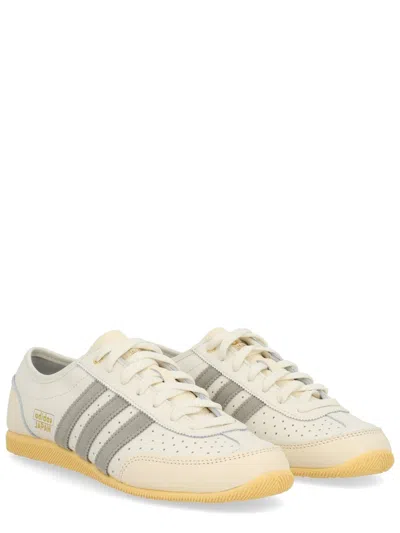 Adidas Originals Japan Decon W Perforated Suede-trimmed Leather Sneakers In Neutral