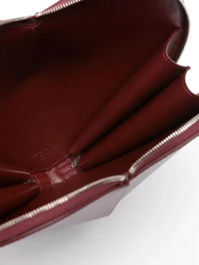 Alaïa Le Coeur Leather Cross-body Bag In Red