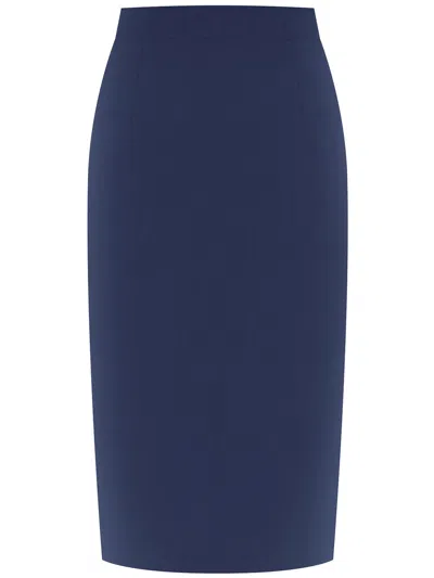 Alberta Ferretti Alberta Ferreti Blue Acetate Skirt In Blue