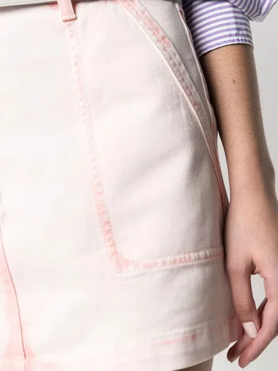 Alberta Ferretti Alberta Ferreti Pink And Purple Cotton Skirt In Pink