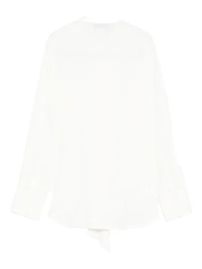 Alberto Biani Silk Shirt In White