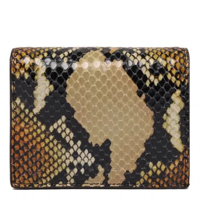 Alexander Mcqueen Brown Gold Calf Skin In Brown