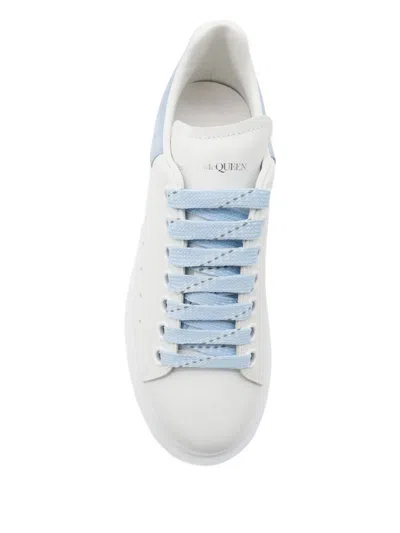 Alexander Mcqueen Oversized Leather Sneakers In White