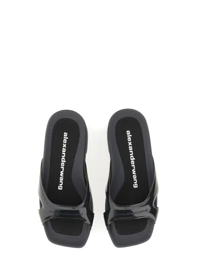 Alexander Wang Aw Sport Platform Slide In Thermoplastic In Black