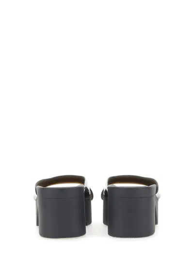 Alexander Wang Aw Sport Platform Slide In Thermoplastic In Black