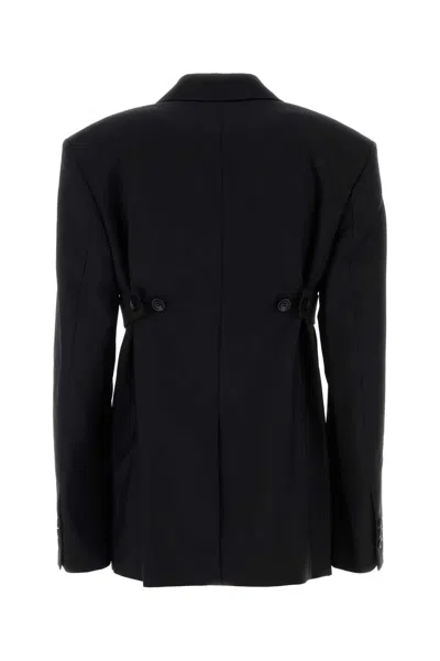Alexander Wang Wool Blazer In Black