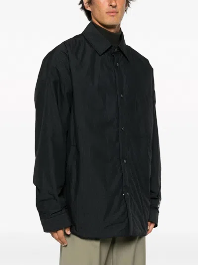 Ambush Black Cotton Padded Jacket In Black
