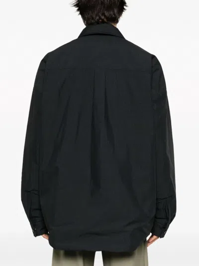 Ambush Black Cotton Padded Jacket In Black