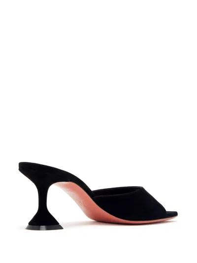 Amina Muaddi Lupita Slipper 70 In Black
