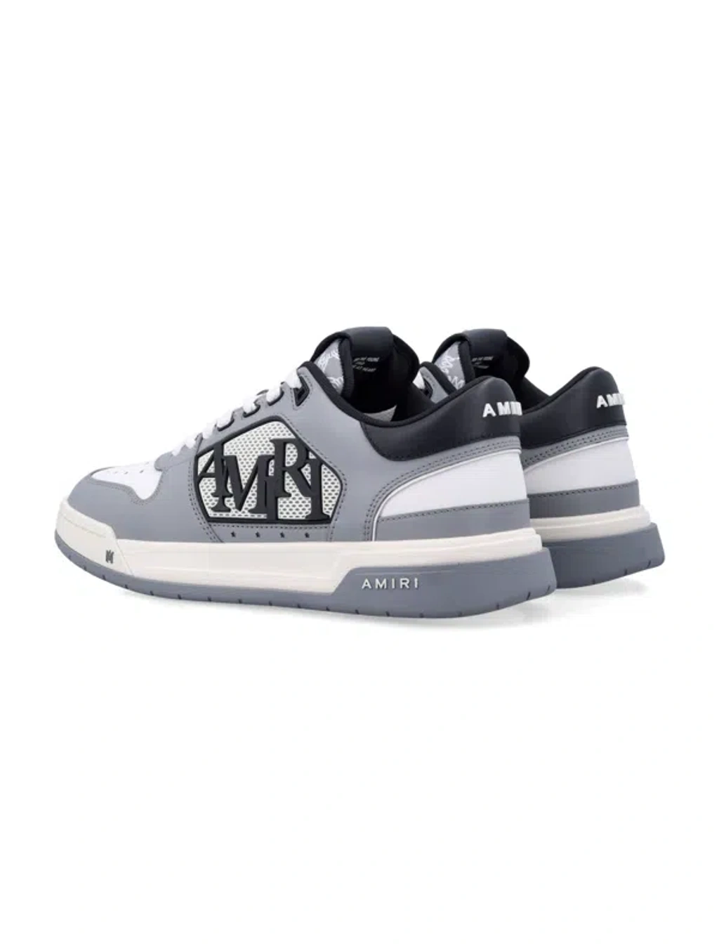 amiri スニーカー グレー Gray Distressed Skel Top Low Sneakers by AMIRI on Sale