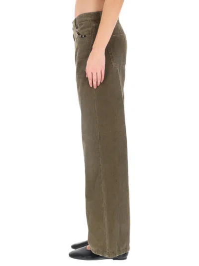 Amish Wider Velvet Pants In Brown