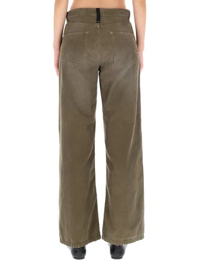 Amish Wider Velvet Pants In Brown