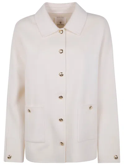 Anine Bing "luca" Jacket In Neutral