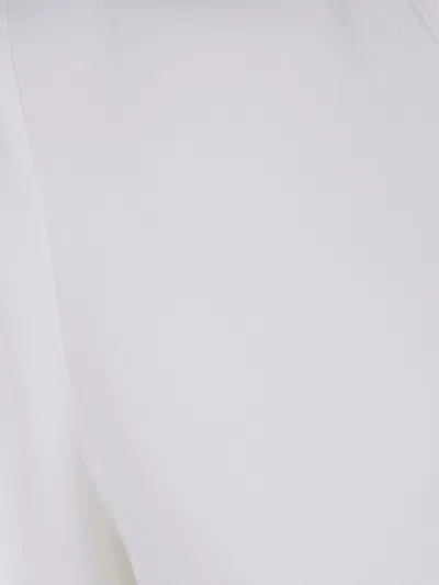 Antonelli Crew-neck Silk T-shirt In White