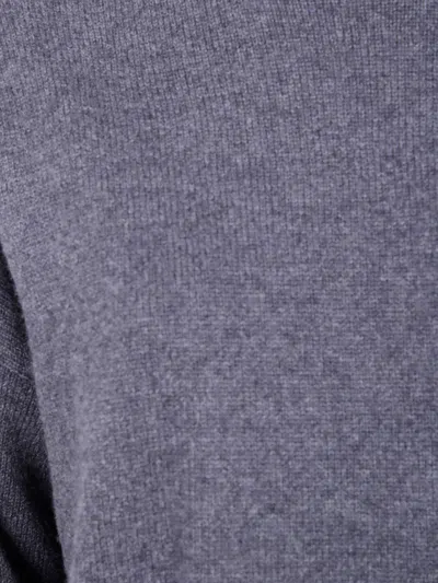 Antonelli High-neck Wool Sweater In Gray