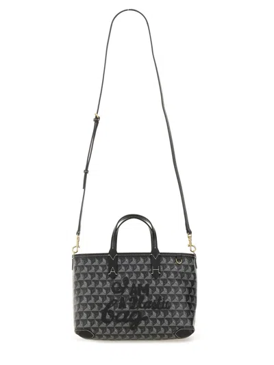 Anya Hindmarch I Am A Plastic Bag Tote Bag Xs In Black
