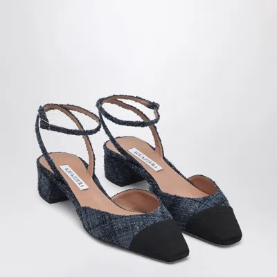 Aquazzura French Flirt 35 Denim Effect In Multi