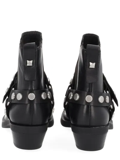 Ash Logan Stiefel Mit Nieten In Black