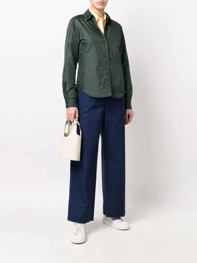 Aspesi "glue" Shirt With Log In Green