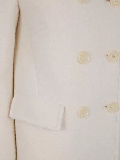 Aspesi Buttoned Coat In Neutral