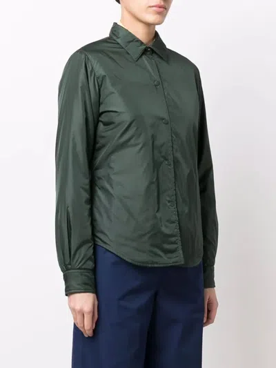 Aspesi "glue" Shirt With Log In Green