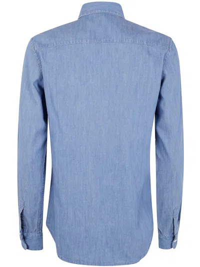 Aspesi Denim Shirt In Blue