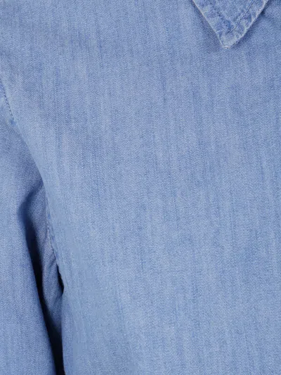 Aspesi Denim Shirt In Blue